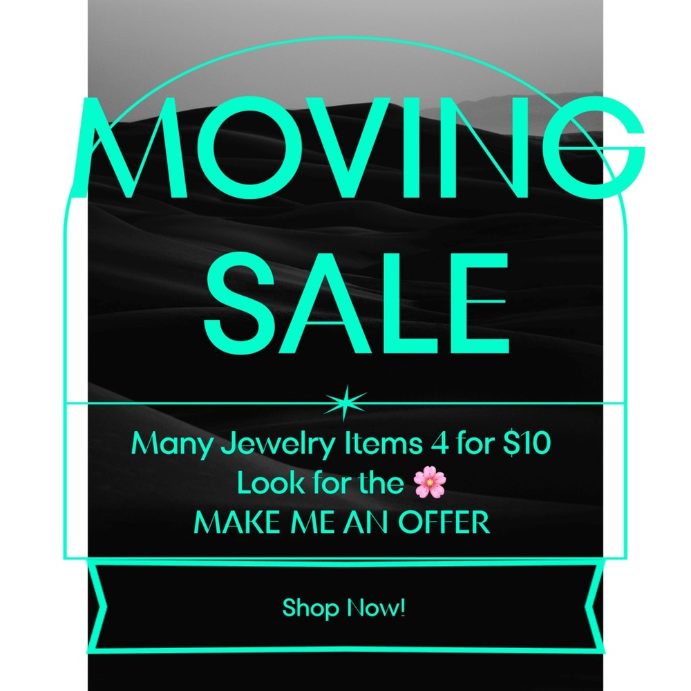 Jewelry Moving Sale